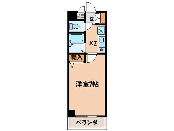 芳野アミティの物件間取画像